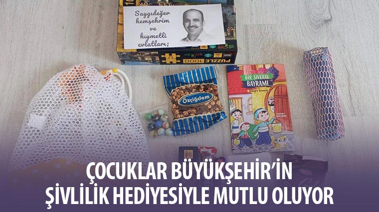 Çocuklar Büyükşehir'in Şivlilik Hediyesiyle Mutlu Oluyor