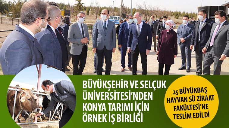 Büyükşehir ve Selçuk Üniversitesi'nden Konya Tarımı İçin Örnek İş Birliği 