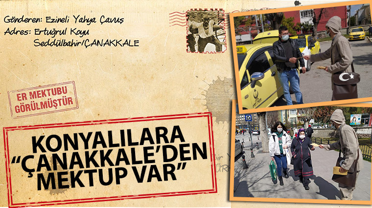 Konyalılara 'Çanakkale'den Mektup Var'