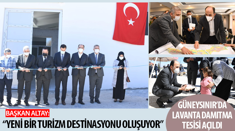Güneysınır'da Lavanta Damıtma Tesisi Açıldı