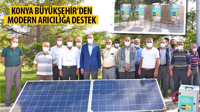 Konya Büyükşehir'den Modern Arıcılığa Destek 
