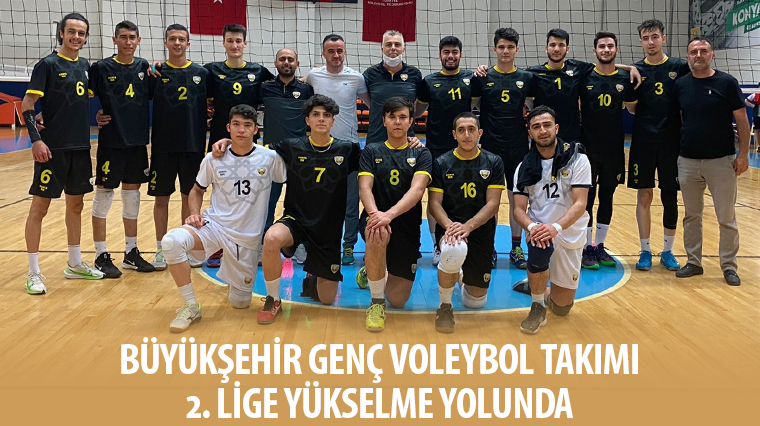Büyükşehir Genç Voleybol Takımı 2. Lige Yükselme Yolunda