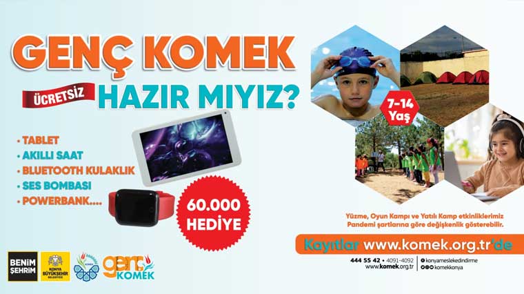 Genç KOMEK'te Dolu Dolu Bir Tatil Öğrencileri Bekliyor