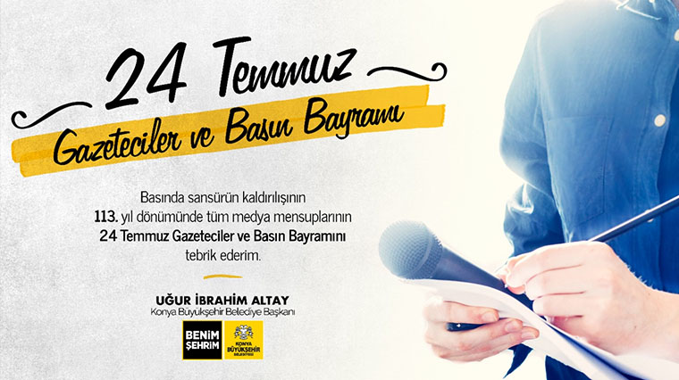 Başkan Altay 24 Temmuz Basın Bayramı'nı Kutladı