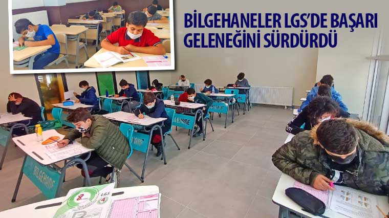 Bilgehaneler LGS'de Başarı Geleneğini Sürdürdü