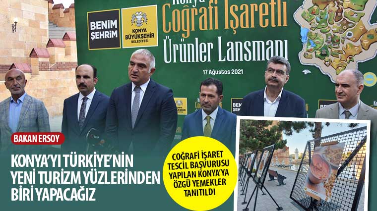 Coğrafi İşaret Tescil Başvurusu Yapılan Konya'ya Özgü Yemekler Tanıtıldı 