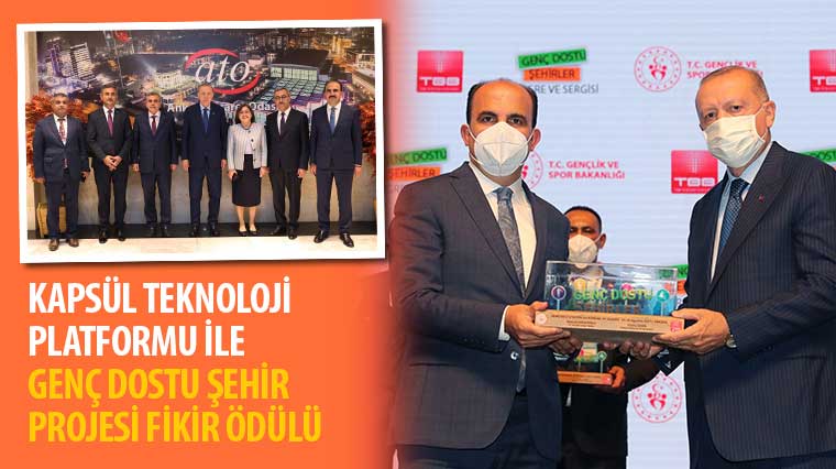 Cumhurbaşkanı Erdoğan'dan Konya Büyükşehir'e Ödül