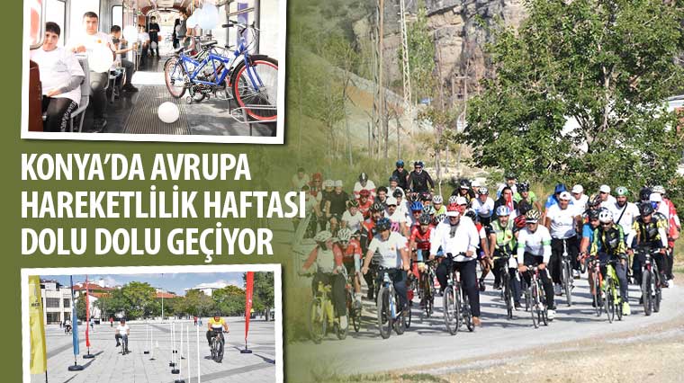 Konya'da Avrupa Hareketlilik Haftası Dolu Dolu Geçiyor