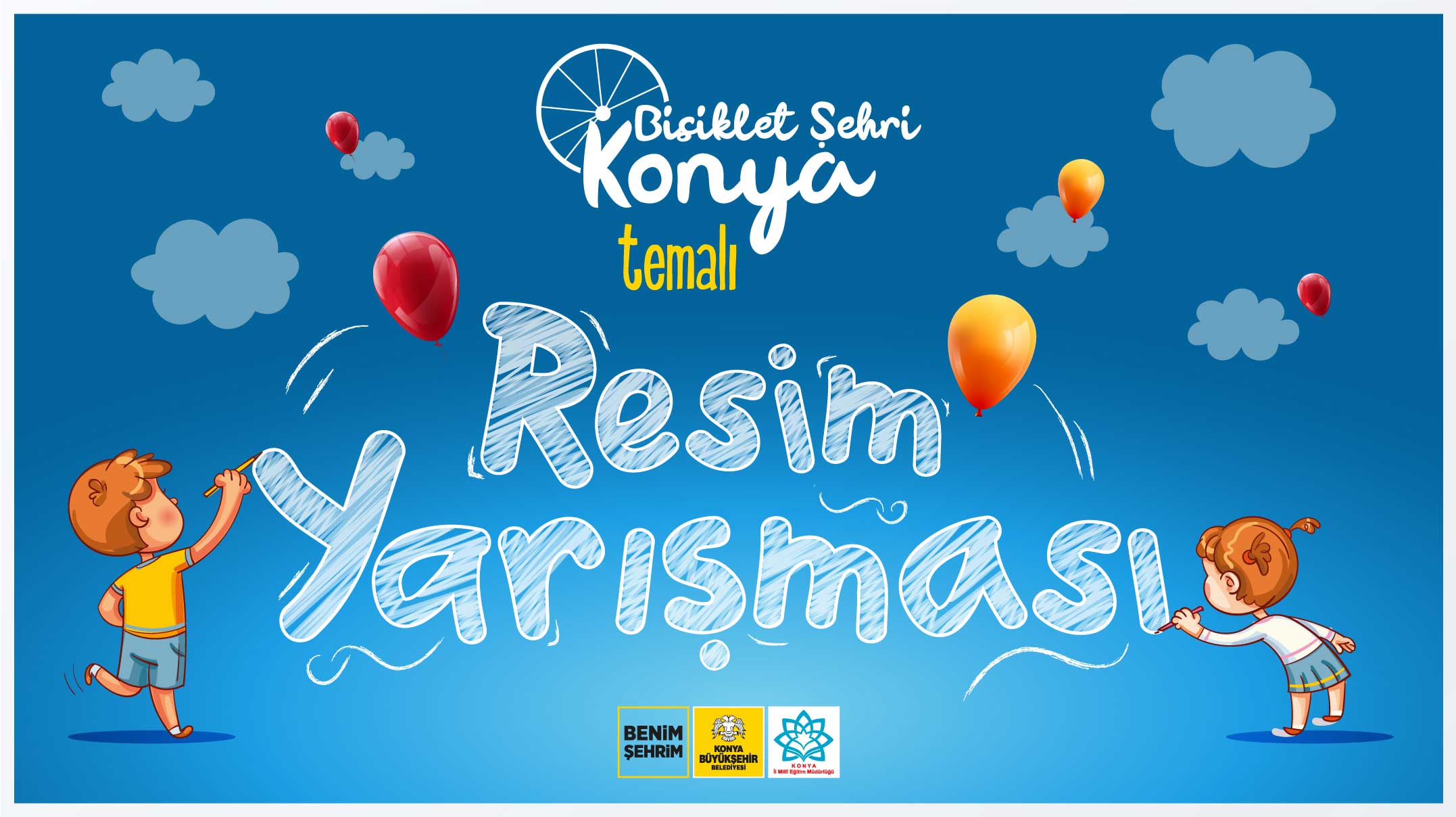 Büyükşehir'den 4. Sınıflar İçin 'Bisiklet Şehri Konya' Resim Yarışması