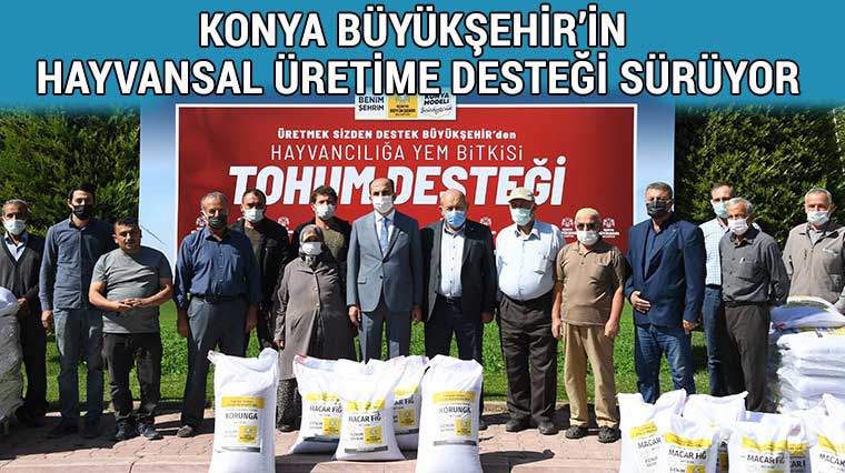 Konya Büyükşehir'in Hayvansal Üretime Desteği Sürüyor