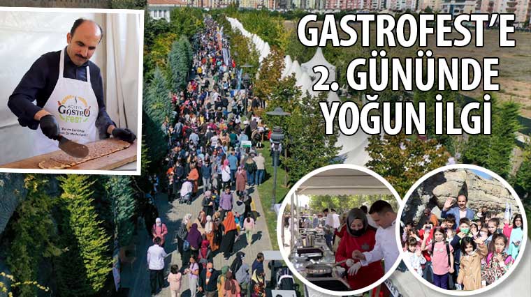 Konya GastroFest'e 2. Gününde Yoğun İlgi