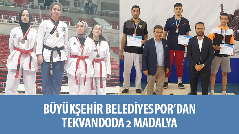 Büyükşehir Belediyespor'dan Tekvandoda 2 Madalya