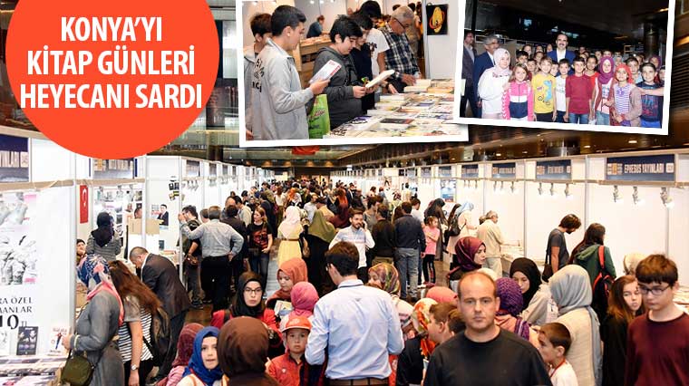 Konya'yı Kitap Günleri Heyecanı Sardı