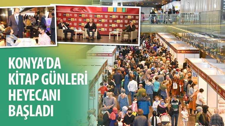Konya'da Kitap Günleri Heyecanı Başladı