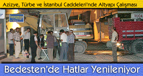 Aziziye Civarı'nın Altyapısı Yenileniyor