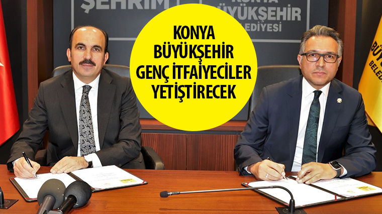 Konya Büyükşehir Genç İtfaiyeciler Yetiştirecek