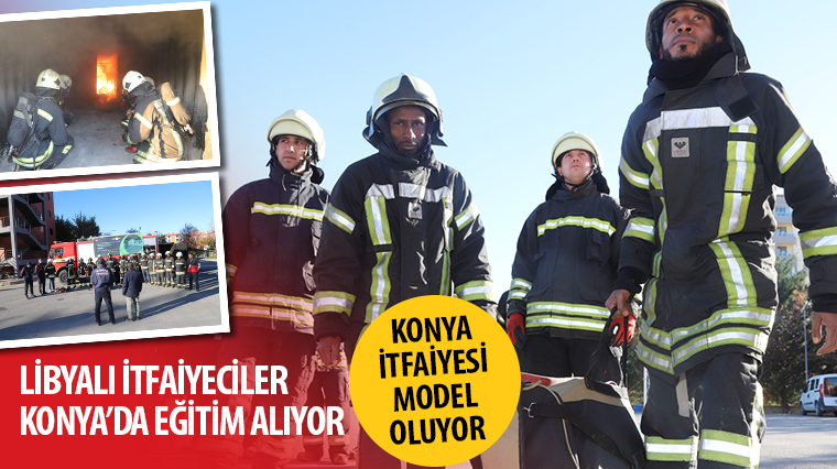 Konya İtfaiyesi Model Oluyor