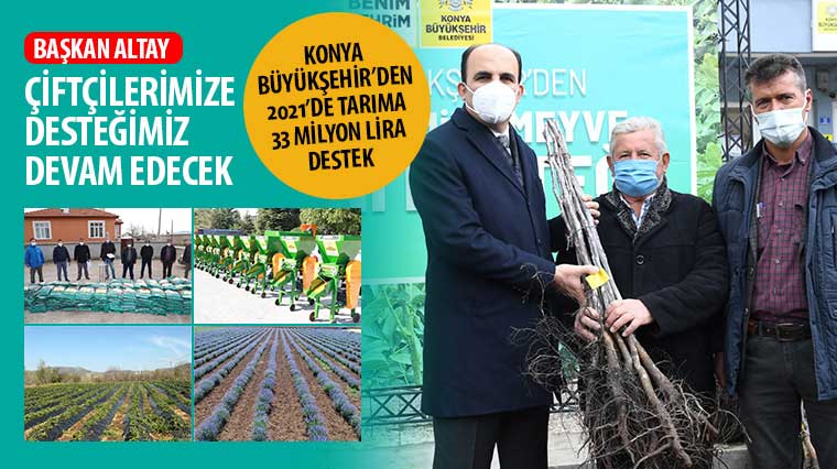 Başkan Altay: '2021'de Tarıma 33 Milyon Lira Destek Sağladık'