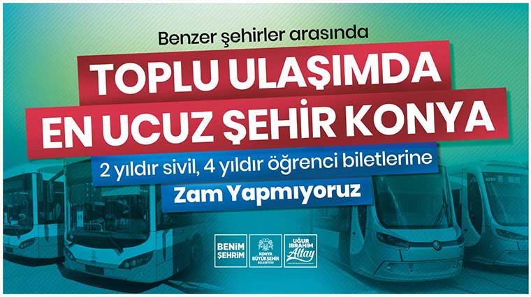 Başkan Altay: '2022'de de Toplu Ulaşıma Zam Yapılmayacak'