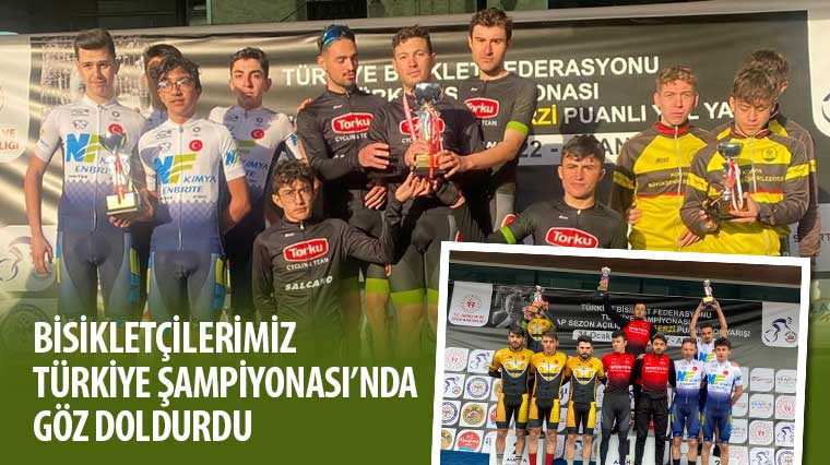 Bisikletçilerimiz Türkiye Şampiyonası'nda Göz Doldurdu