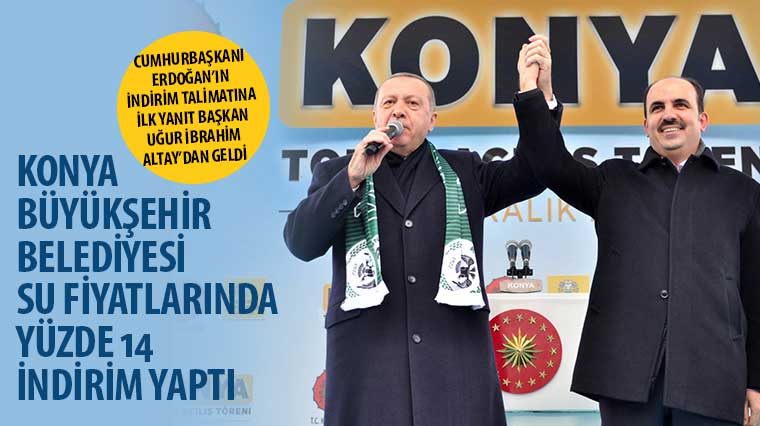 Cumhurbaşkanı Erdoğan'ın İndirim Talimatına İlk Yanıt Başkan Uğur İbrahim Altay'dan Geldi