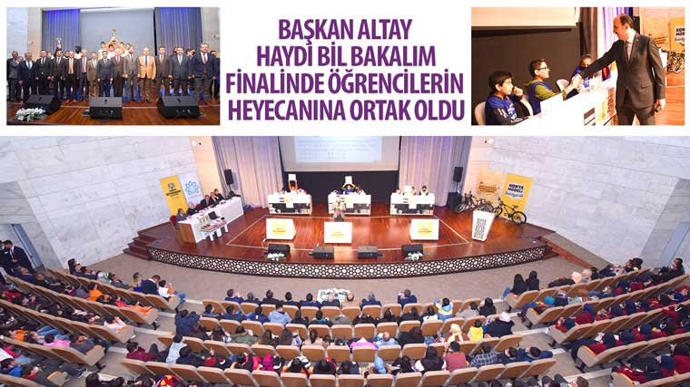 Başkan Altay 'Haydi Bil Bakalım' Finalinde Öğrencilerin Heyecanına Ortak Oldu 