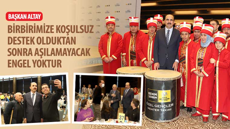 Başkan Altay: 'Birbirimize Koşulsuz Destek Olduktan Sonra Aşılamayacak Engel Yoktur'