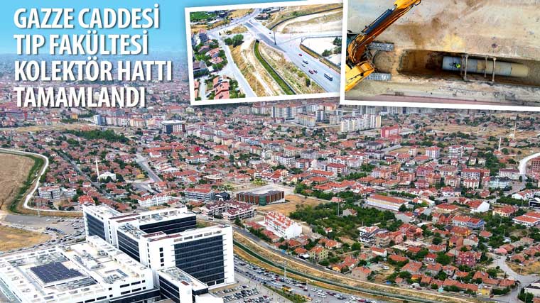 Başkan Altay: 'Gazze Caddesi-Tıp Fakültesi Kolektör Hattı Tamamlandı'