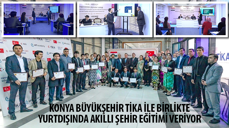 Konya Büyükşehir TİKA İle Birlikte Yurtdışında Akıllı Şehir Eğitimi Veriyor