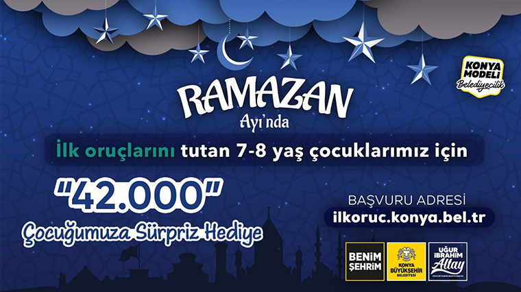 Başkan Altay İlk Kez Oruç Tutan Çocukları Bu Yıl da Sevindiriyor 