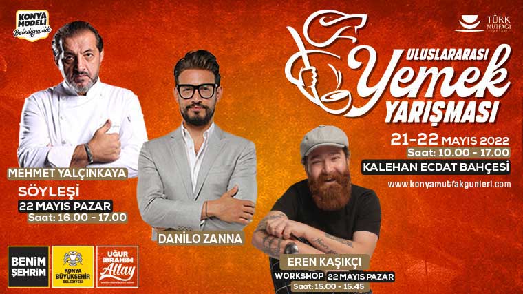 Konya Büyükşehir'den 'Uluslararası Ecdat Sofrası Yemek Yarışması'