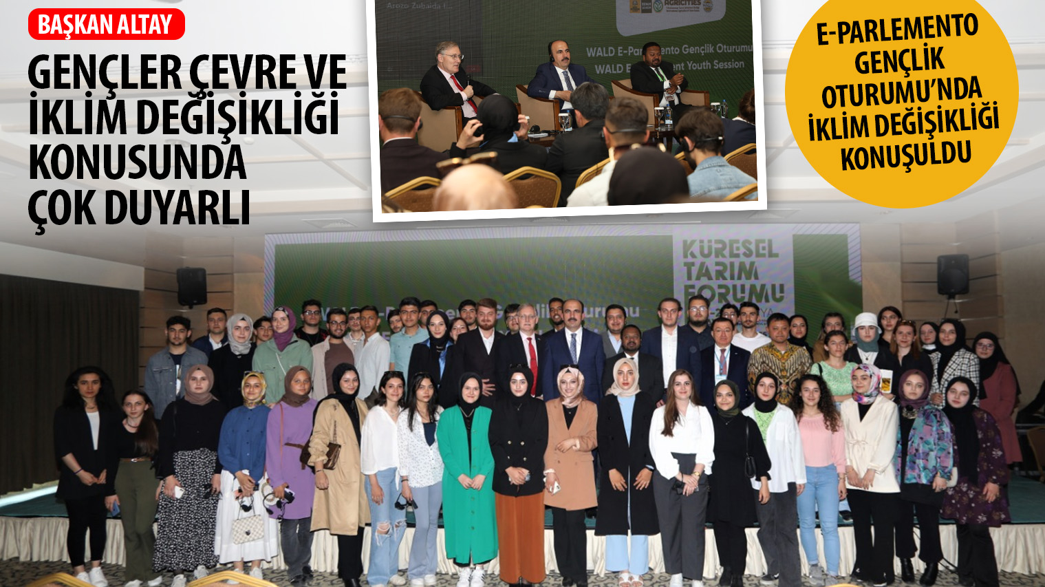 E-Parlemento Gençlik Oturumu'nda İklim Değişikliği Konuşuldu