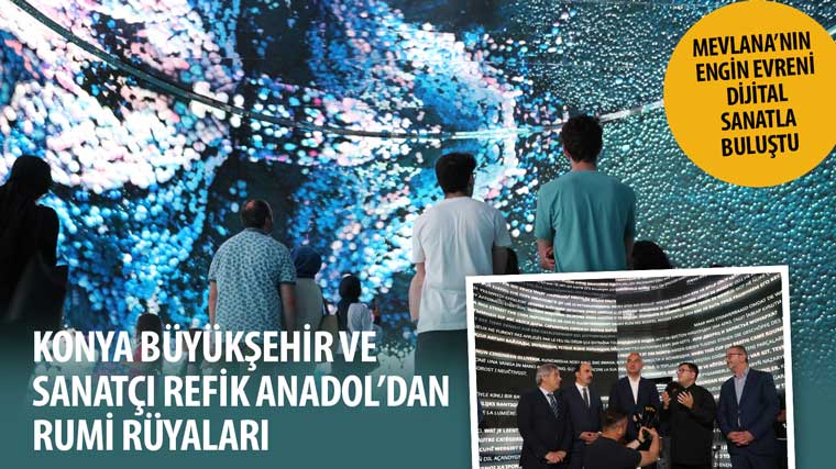 Mevlana'nın Engin Evreni Dijital Sanatla Buluştu