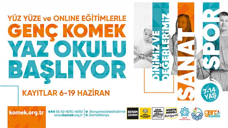 Genç KOMEK Yaz Okulu'na Kayıtlar Başlıyor