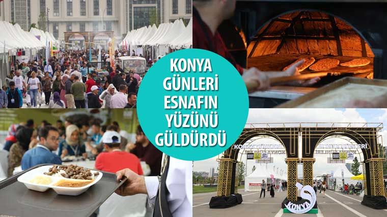 'Konya Günleri' Esnafın Yüzünü Güldürdü