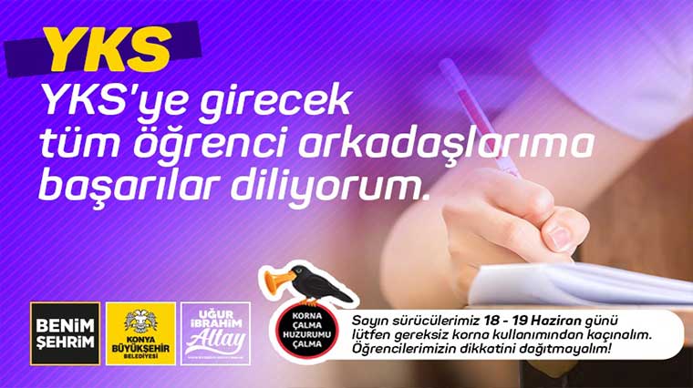 Başkan Altay YKS'ye Girecek Öğrencilere Başarılar Diledi