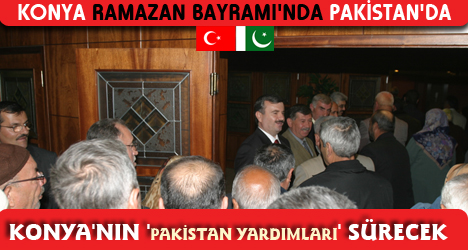 Konya Ramazan Bayramı'nda Pakistan'da