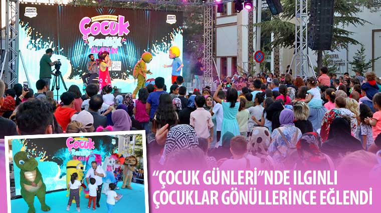 'Çocuk Günleri'nde Ilgınlı Çocuklar Gönüllerince Eğlendi