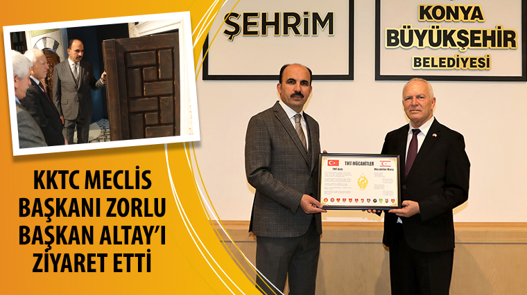 KKTC Meclis Başkanı Zorlu Başkan Altay'ı Ziyaret Etti