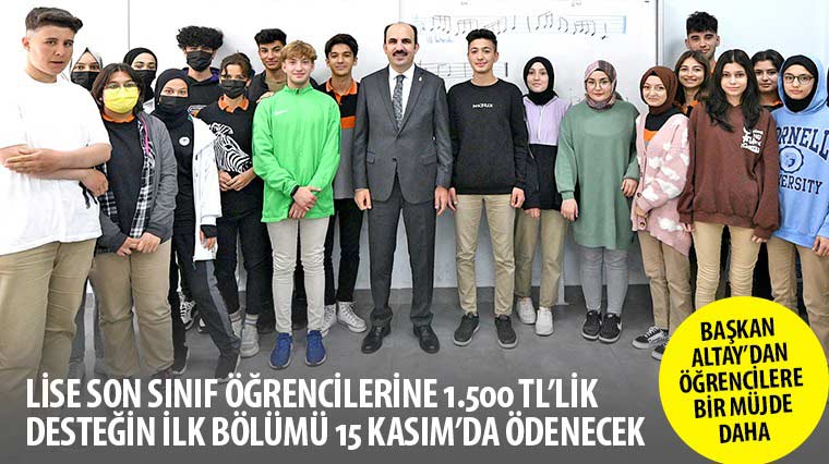 Lise Son Sınıf Öğrencilerine 1.500 TL'lik Desteğin İlk Bölümü 15 Kasım'da Ödenecek