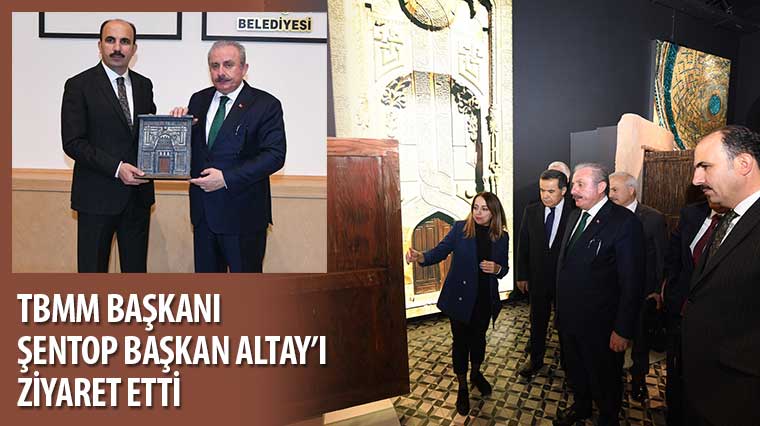 TBMM Başkanı Şentop Başkan Altay'ı Ziyaret Etti 