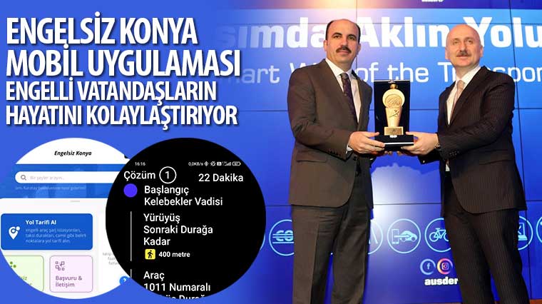Engelsiz Konya Mobil Uygulaması' Engelli Vatandaşların Hayatını Kolaylaştırıyor