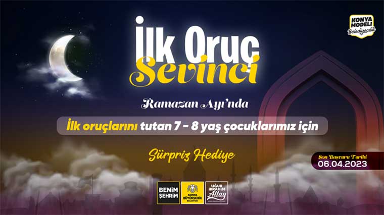 Başkan Altay'dan İlk Kez Oruç Tutan Çocuklara Bu Yıl da Sürpriz Hediyeler Var
