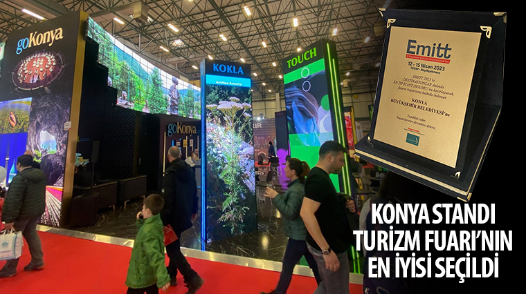 Konya Standı Turizm Fuarı'nın En İyisi Seçildi