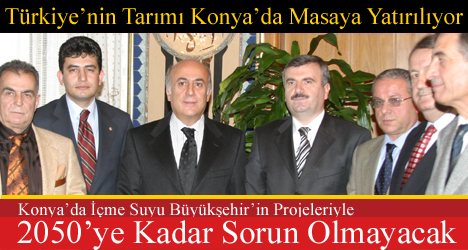 Başkan Akyürek: 'Mavi Tünel Projesi'ne Konya İçme Suyu da İlişkilendirildi'