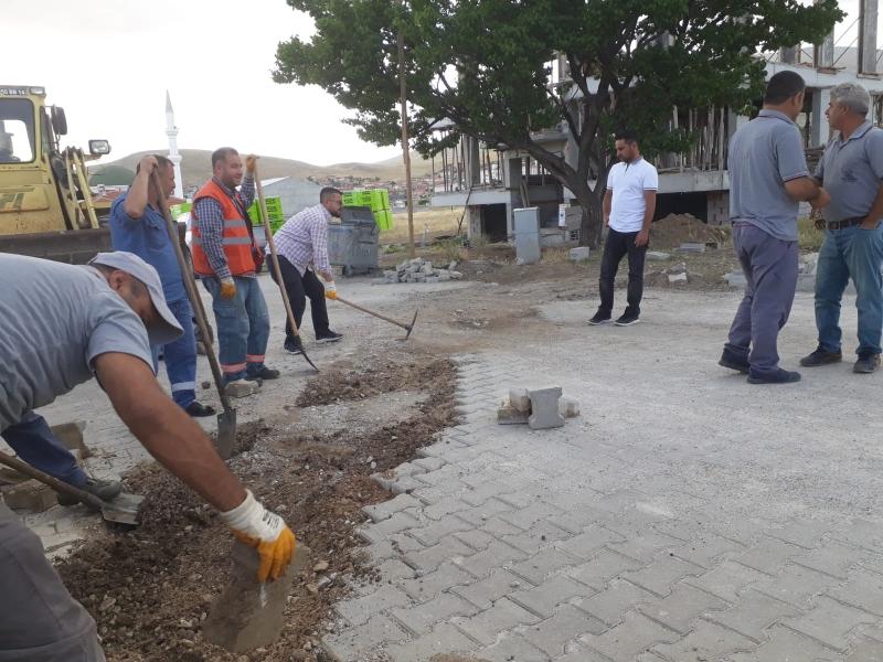 AYKOMA KAZI ÇALİSMASİ SONRASİ BETON TRETUVAR TADİLATI. faaliyet gorseli