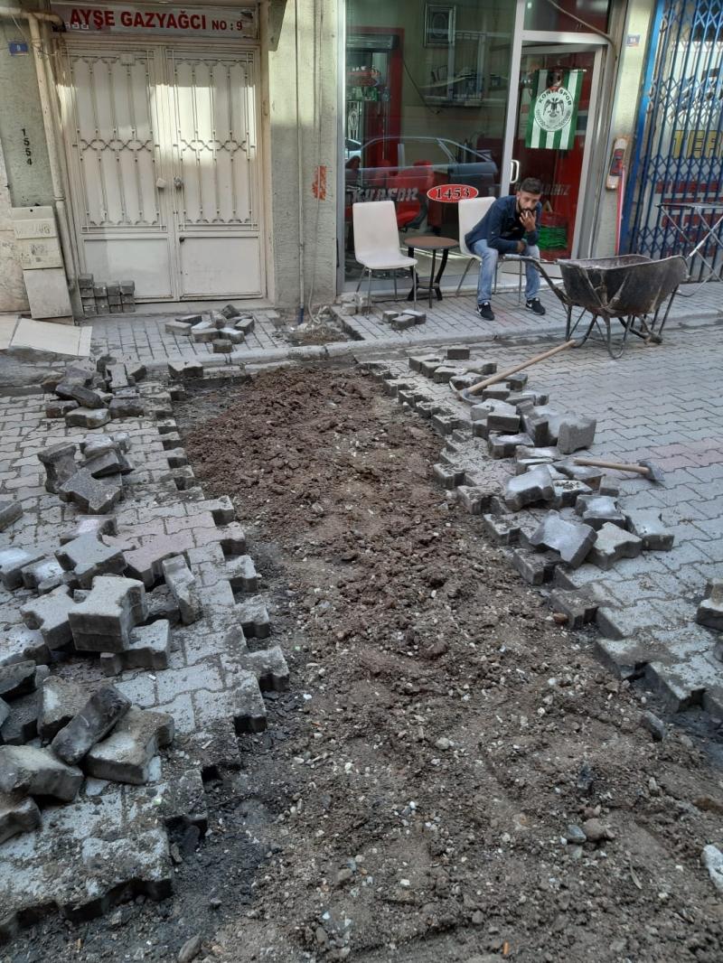 AZİZİYE MAHALLESİ TRETUVAR TAMİRATI  faaliyet gorseli