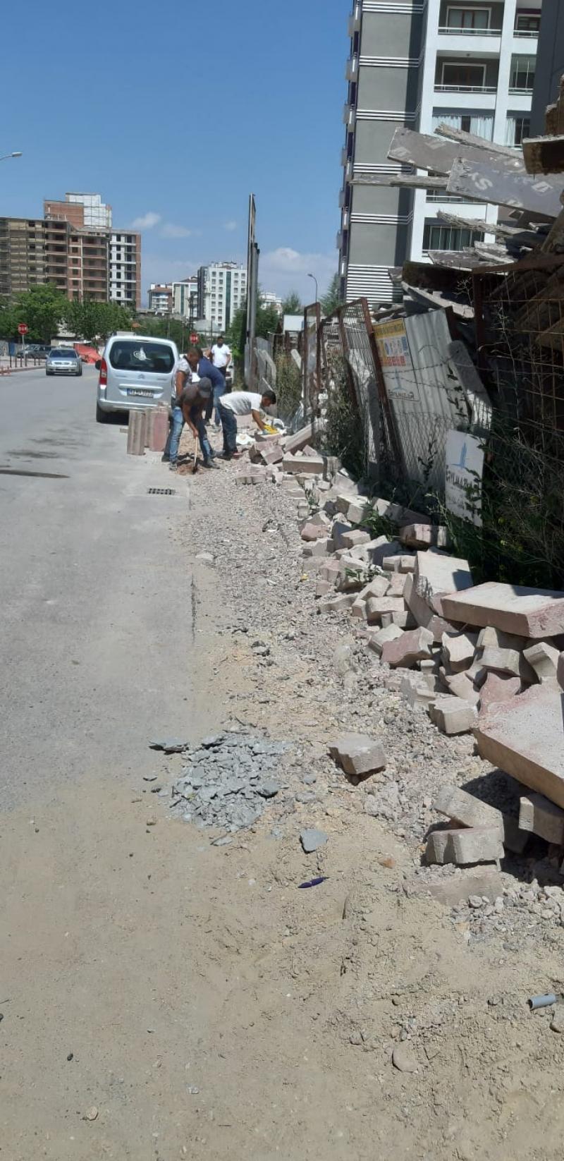HACIKAYMAK MAHALLESİ TRETUVAR TAMİRATI faaliyet gorseli