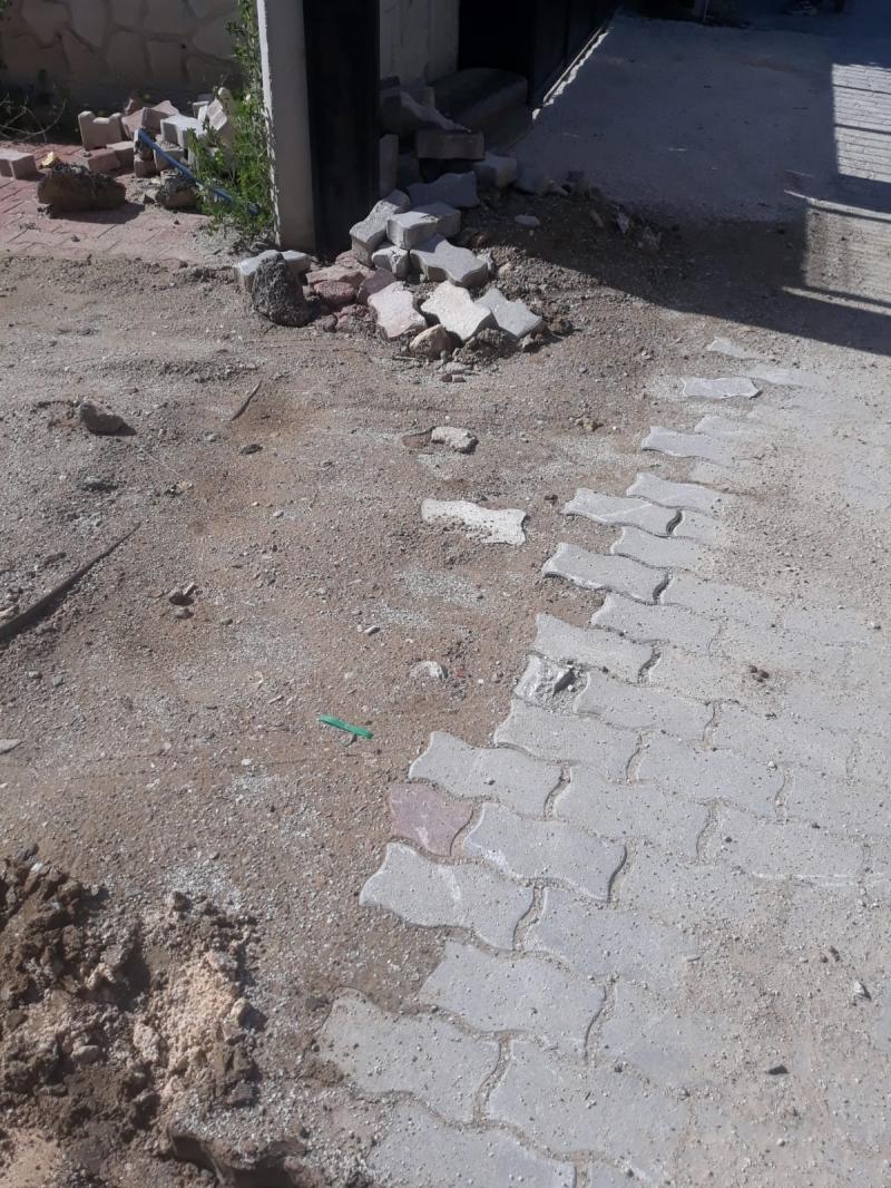 HÜSAMETTİN ÇELEBİ MAHALLESİ TRETUVAR TAMİRATI  faaliyet gorseli