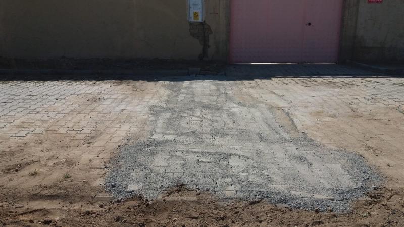  TUZLUKÇU AYKOME KAZI CALIŞMASI BETON TRETUVAR TADİLATI. faaliyet gorseli